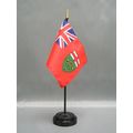 Province of Ontario Mini 4"x6" Desk Stick Flag,...