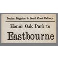 LONDON BRIGHTON & SOUTH COAST RAILWAY LUGGAGE L...