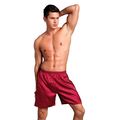 Men Satin Shorts Boxer Loose Fit Pajamas Trunks...