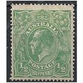 Australia 1918 SG48 1/2d Green Very Fine Used ....