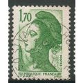 France 1984 - 1f.70 green - "Liberty" (after De...