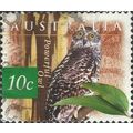 AUSTRALIA, BIRD, Powerful Owl, green 1996, 10c, #4