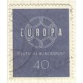 Germany 1959 - 40pfg dark blue - Europa - used