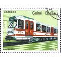 GUINEA BISSAU, RAIL, CAF Locomotive, green 1989...