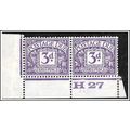 KGV 1924 D14 3d Dull Violet Block Cypher Postag...