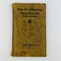 Book of Information Dodge Brothers Motor Vehicl...