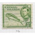 CAYMAN ISLANDS 1938 KG6 DOLPHINFISH FISH SG116 ...