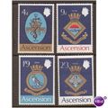 Ascension QEII 1969 Navy Crests Mounted Mint MM...