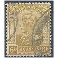 India 1912 SG177 6a Yellow-Bistre Fine Used .