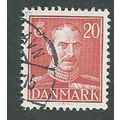 DEN 1942 20o 'KING CHRISTIAN X' FINE USED (EBID...
