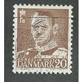 DEN 1948 20o 'KING FREDERIK IX' FINE USED (EBID...