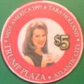 Trump Plaza. $5 Casino Chip. Atlantic City, NJ....