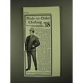 1903 Montgomery Ward Clothing Ad - Made-to-Order