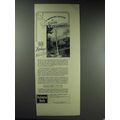 1937 Burlington Route Railroad Ad - Cool Colorado