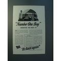 1937 Buick Car Ad - Number One Boy Wherever!