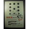 1958 Winchester Ad - 75, 62 Rifle; Western Xper...