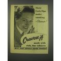 1949 Craven A Cigarettes Ad - cleaner!