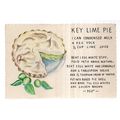 KEY LIME PIE RECIPE used vintage American postc...