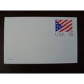 USA 1991 19c Flag mint USPS card postal stationery