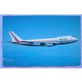 postcard of Boeing 747 Wardair Canada