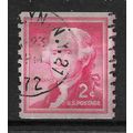 USA 1954 2c ROSE CARMINE JEFFERSON SG 1031 FINE...