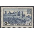 France SG599 - YT392, 1938 Carcassonne 5f MH*