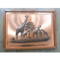 Dennis Thomson Vintage Large African Copper Gir...