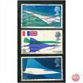 GB stamps 1969 - SG 784-786 - Concorde over GB ...