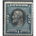 Cyprus 1928 SG124 1pi Black & Greenish-Blue Mou...