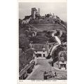 Corfe Castle from Church Tower Dorset Postcard ...