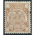 Transvaal 1885 SG186 10/- Dull Chestnut Mounted...