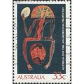 AUSTRALIA, Aboriginal Spirit, black 1986, 33c, #6