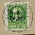 GER (BAVARIA) 1919 5pf 'KING LUDWIG (FREISTAAT)...
