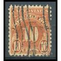 Used J84 10c Postage Due Barely Clears WA1434