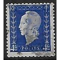 Mi 722: 4 Fr. cornflower blue Definitive Stamp:...