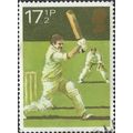 GB, SPORT, Cricket, batting, green 1980, 17½p, #3