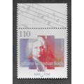 GER 2000 U/M 110pf 'J.S BACH' (EBID78-852)