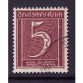 GERMANY 1921 SG 153 5pf CLARET FINE USED#2