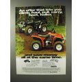 1993 Yamaha Kodiak and Timberwolf ATV's Ad - An Offer