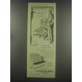 1954 Flavel-Seymour Safety Grate Ad - You're right m' dear!