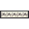 2124 4.9c Buckboard Fine MNH Dry Gum PNC 4/5 X0285