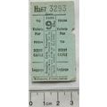 Vintage: 9d ticket Douglas Corp., Victoria Pier...