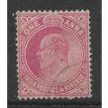 INDIA 1907 1a CARMINE SG 150 FINE USED#