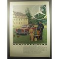 1959 Mercedes-Benz 220 Car Advertisement - Prince and Princess Hohenlohe