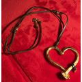 A Sweet Beautiful UNOde50 Heart Charm Long Neck...