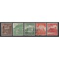 GERMANY 1940 - Winter Relief Fund x5 values - Used
