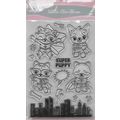 A6 Super Hero Puppy Stamp set. Stamping Cardmak...