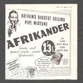 AFRIKANDER PIPE CIGARETTE TOBACCO :- WWII Origi...