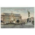 Belgium Antwerp L'Athénée Royal et Monument Fur...