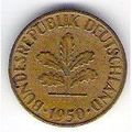 ALLEMAGNE 5 pfennig 1950